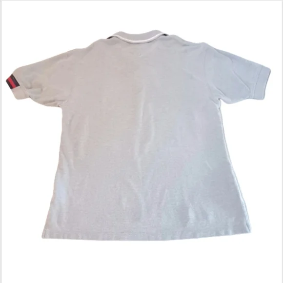 Tommy Hilfiger Gray Polo Shirt | EUC| Ribbed Collar - Picture 2 of 14